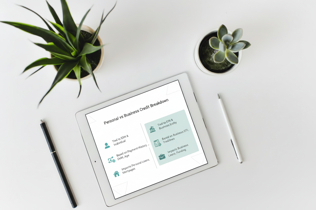 Personal vs Business Credit Breakdown